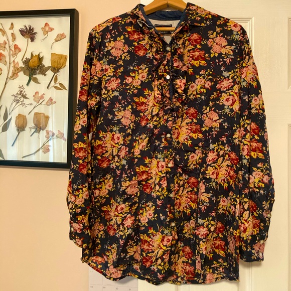 Italian Floral Button Down - Picture 1 of 1